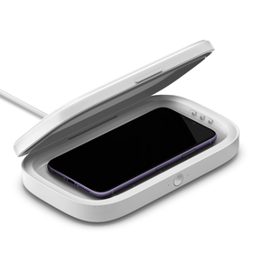 UV Sanitizer + Wireless Charger, White, hi-res